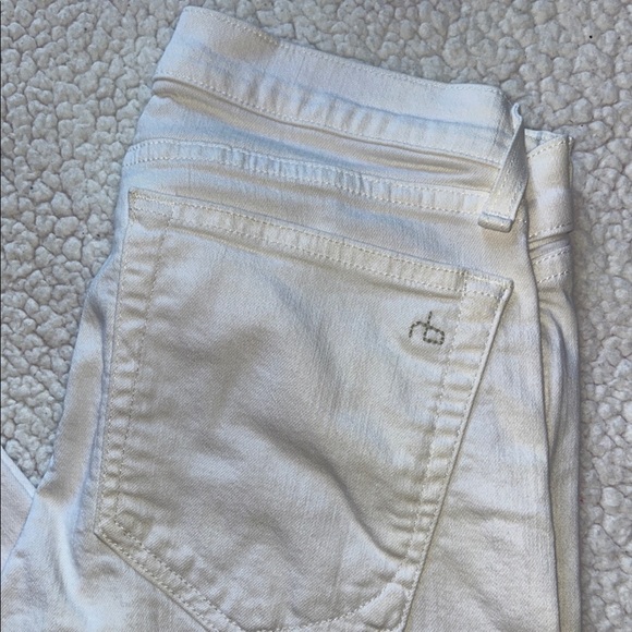 rag & bone Classic White Skinny Jeans - Picture 12 of 14